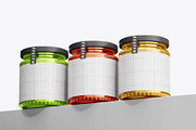 Honey Jar Mockup Set, a Packaging Mockup by pixelmock (Thumbnail 5 of 15)
