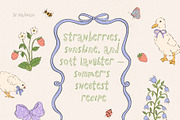 Cottagecore - Whimsy Summer clipart, a Decorative Illustration by Madiwaso (Thumbnail 9 of 9)