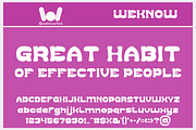 Geographic font, a Font by weknow (Thumbnail 3 of 5)
