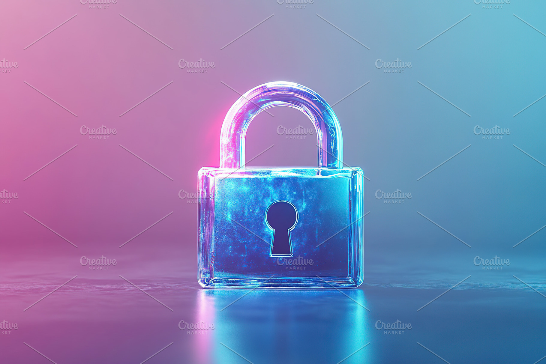 Digital padlock icon symbol, a Technology Photo by AlyaAnd