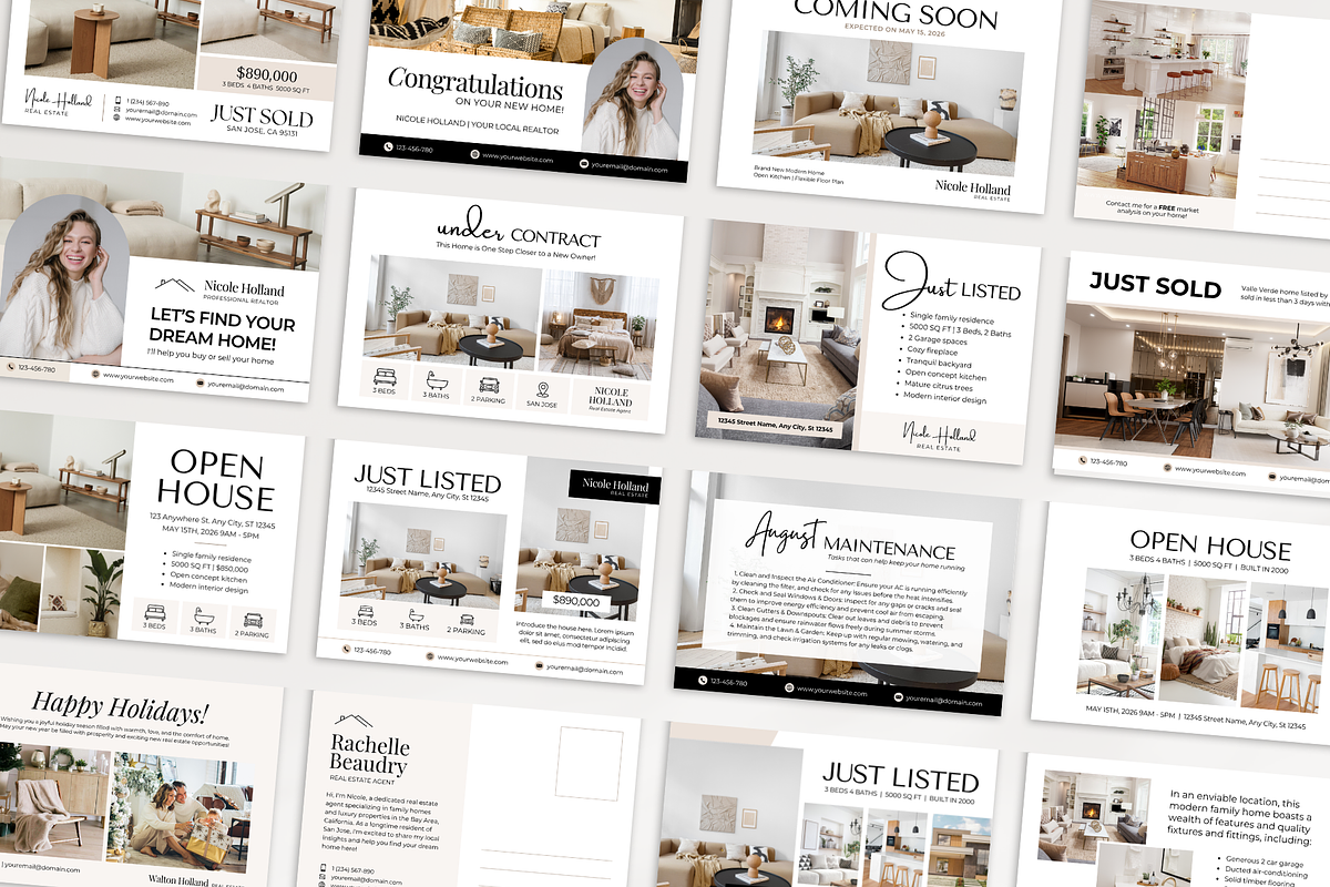 Real Estate Postcard Templates, a Card Template by ShopRShop (Photo 9 of 9)