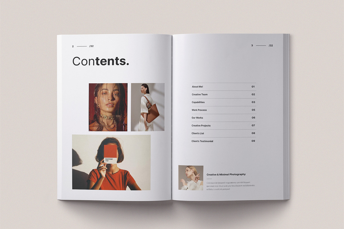 Photography Portfolio Template, a Brochure Template by TemplateFolio-Shop (Photo 4 of 16)