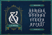 Brick Stone Victorian Typeface, a Blackletter Font by alit design (Thumbnail 9 of 23)