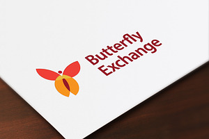 Butterfly Exchange Vector Logo