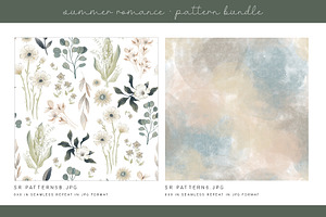 SUMMER ROMANCE DIGITAL PAPER DH