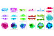 30+ Vector Watercolor Templates, a Background Graphic by Kseniya-Omega (Thumbnail 2 of 6)