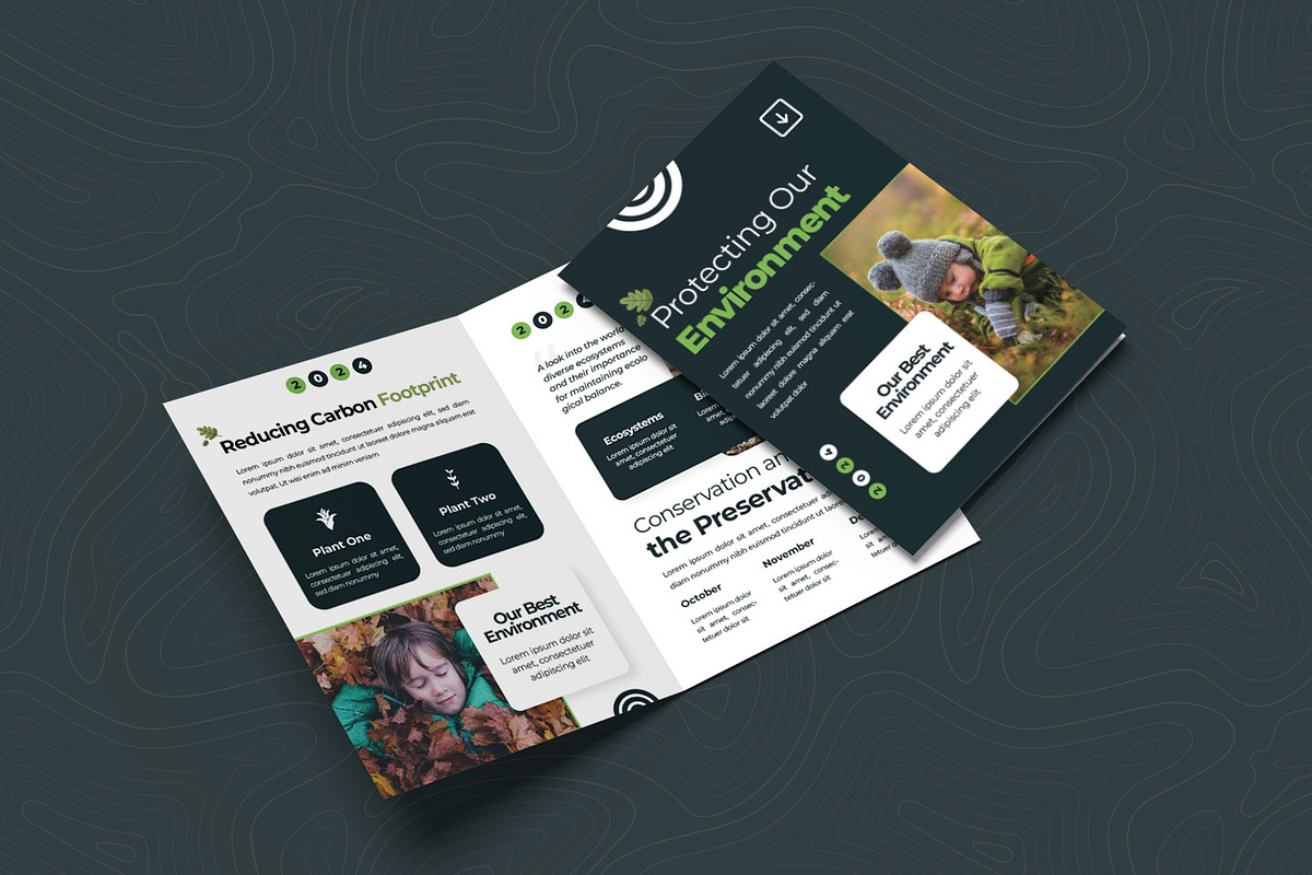 Protect Our Environment Bifold Broch, a Brochure Template by Esensifiksi.studio (Photo 3 of 3)