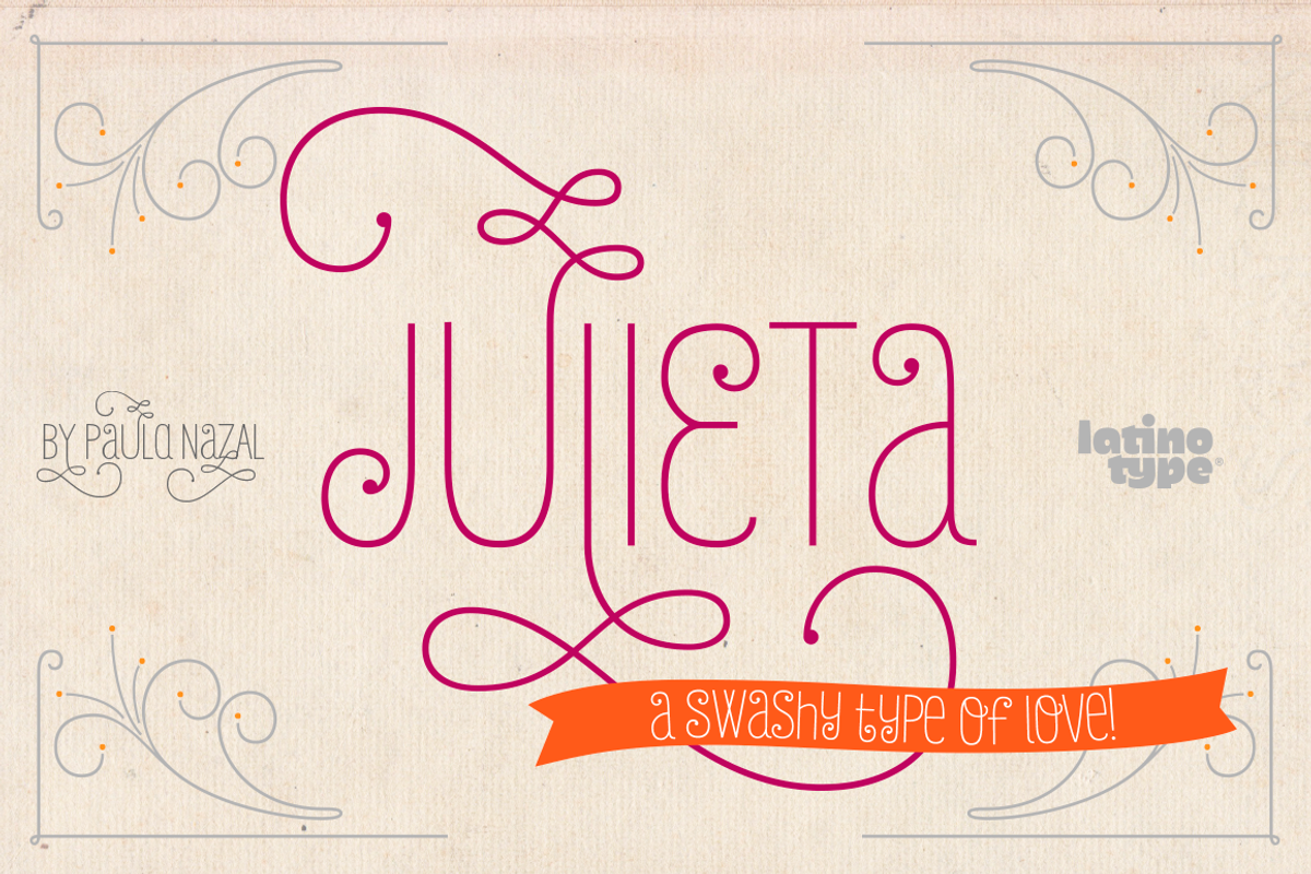 Julieta, a Sans Serif Font by Latinotype