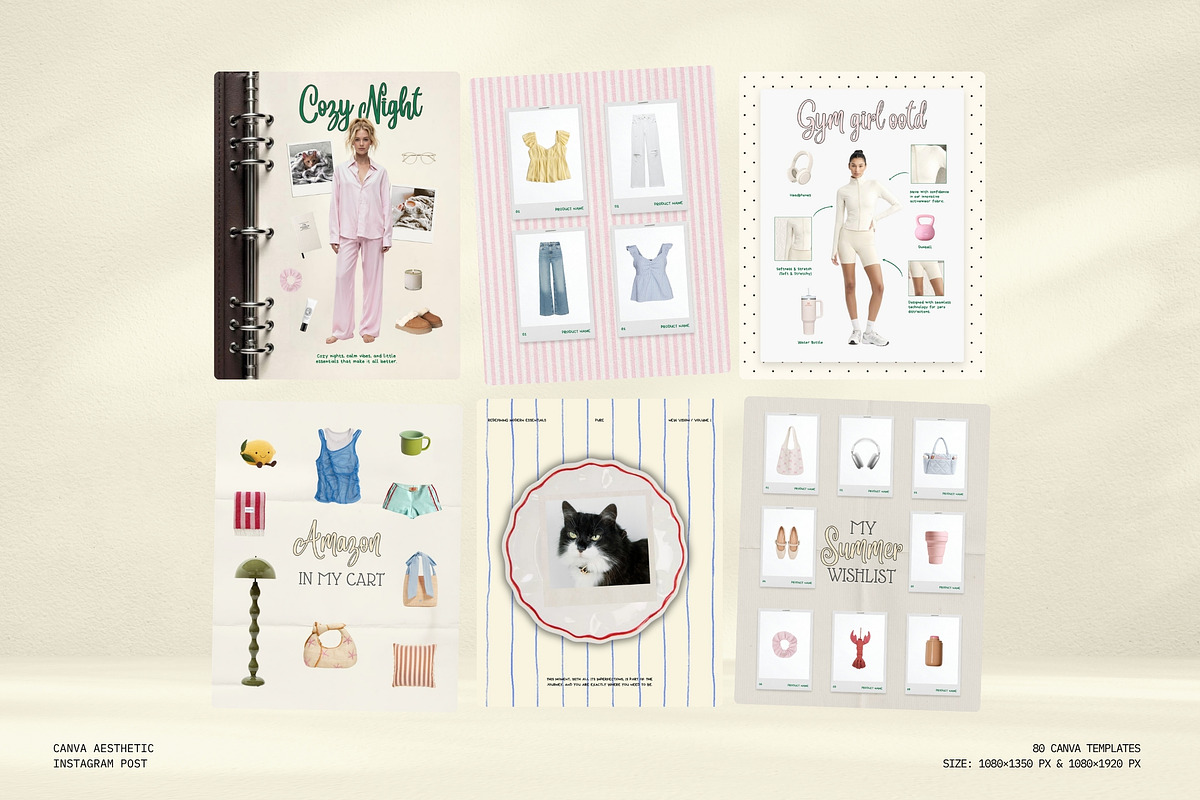 Aesthetic Digital Diary Canva Kit, a Social Media Template by Pani Temp. (Photo 1 of 16)