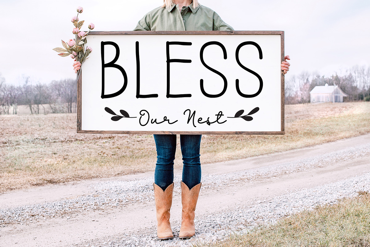 Farmhouse - Handwritten Font, a Handwritten Font by CraftlabSVG (Photo 10 of 10)