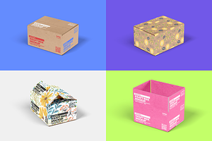 Kraft Box Mockup - Packaging Vol 1