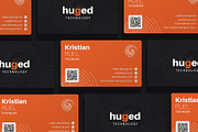 Technology Business Card Template, a Business Card Template by E-Type (Thumbnail 1 of 4)