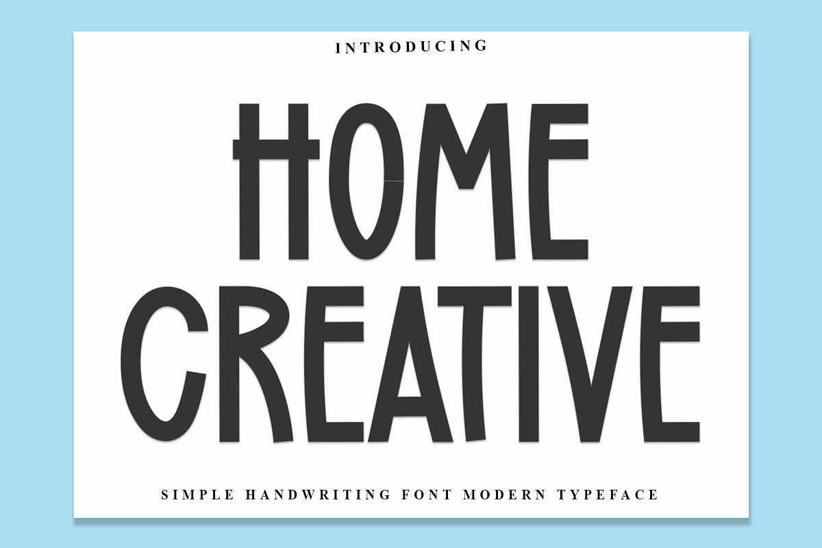 Home Creative, a Script Font by InermediaSTUDIO (Photo 1 of 8)