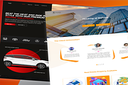 startups,car, relstate landing pages, a Design Template by RayeesKhan (Thumbnail 1 of 5)