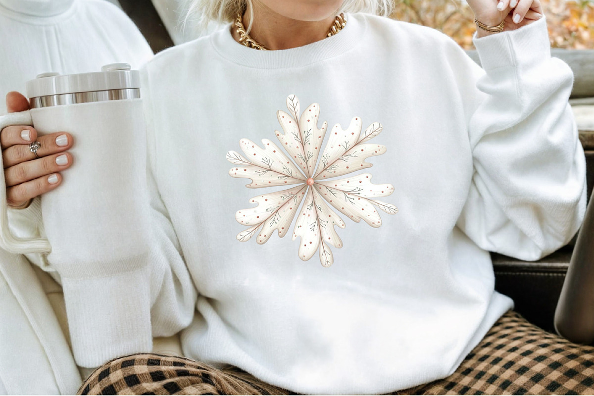 Cozy White Christmas Clipart Set, an Illustration by Sublimation Artist (Photo 4 of 6)