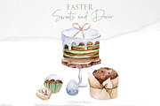 Watercolor Easter Collection, an Animal Illustration by S_ARTLOVE (Thumbnail 5 of 11)