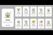 Mobile app onboarding screen, an Object Illustration by Vector Tradition (Thumbnail 2 of 3)