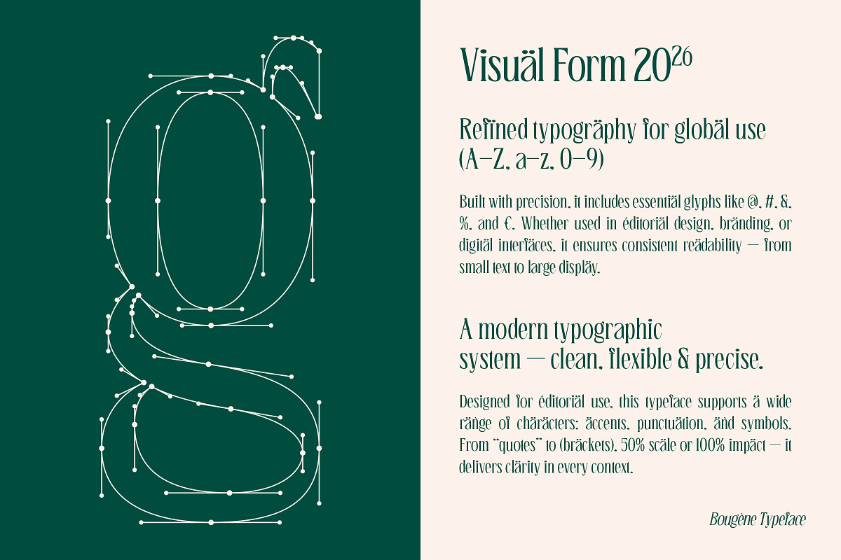 Bougene - Elegant Display Serif Font, a Serif Font by Sekyra Lab (Photo 5 of 11)