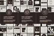 Soft Charcoal Social Media Brand Kit, a Branding & Logo Template by The Flossy Finch (Thumbnail 5 of 18)