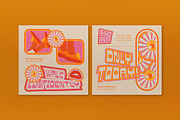 Pink Retro Fashion Sale Banner, an UI Kit Template by graphicook (Thumbnail 5 of 5)