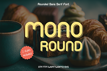 Monoround - Rounded san serif font