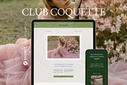 Showit Website Template | Coquette, a Websites & App Template by Ladyfang Creative (Thumbnail 1 of 7)