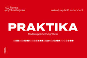 Praktika, a Sans Serif Font by Fenotype (Thumbnail 1 of 15)