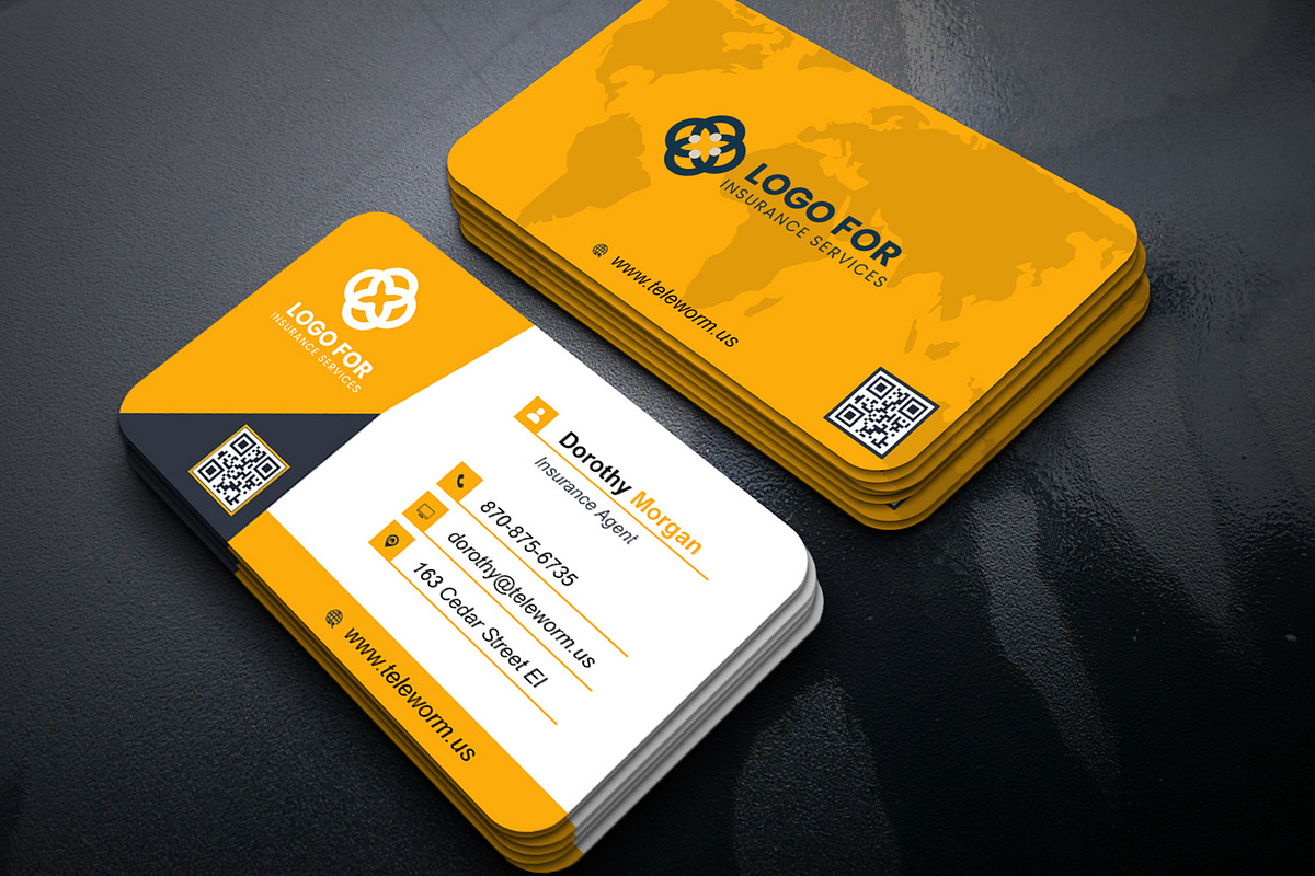 Minimalist Business Card PSD Template