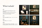 Dark Academia Frame Canva Mockups, a Household Mockup by Matisse Studio (Thumbnail 3 of 10)