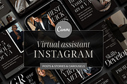 Virtual assistant Instagram template, a Social Media Template by SwitzerShop (Thumbnail 1 of 7)