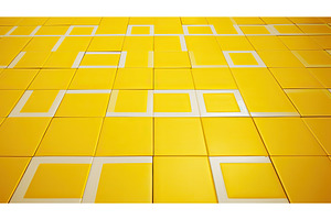 ceramic yellow geometric ai, an Abstract Photo by pikepicture