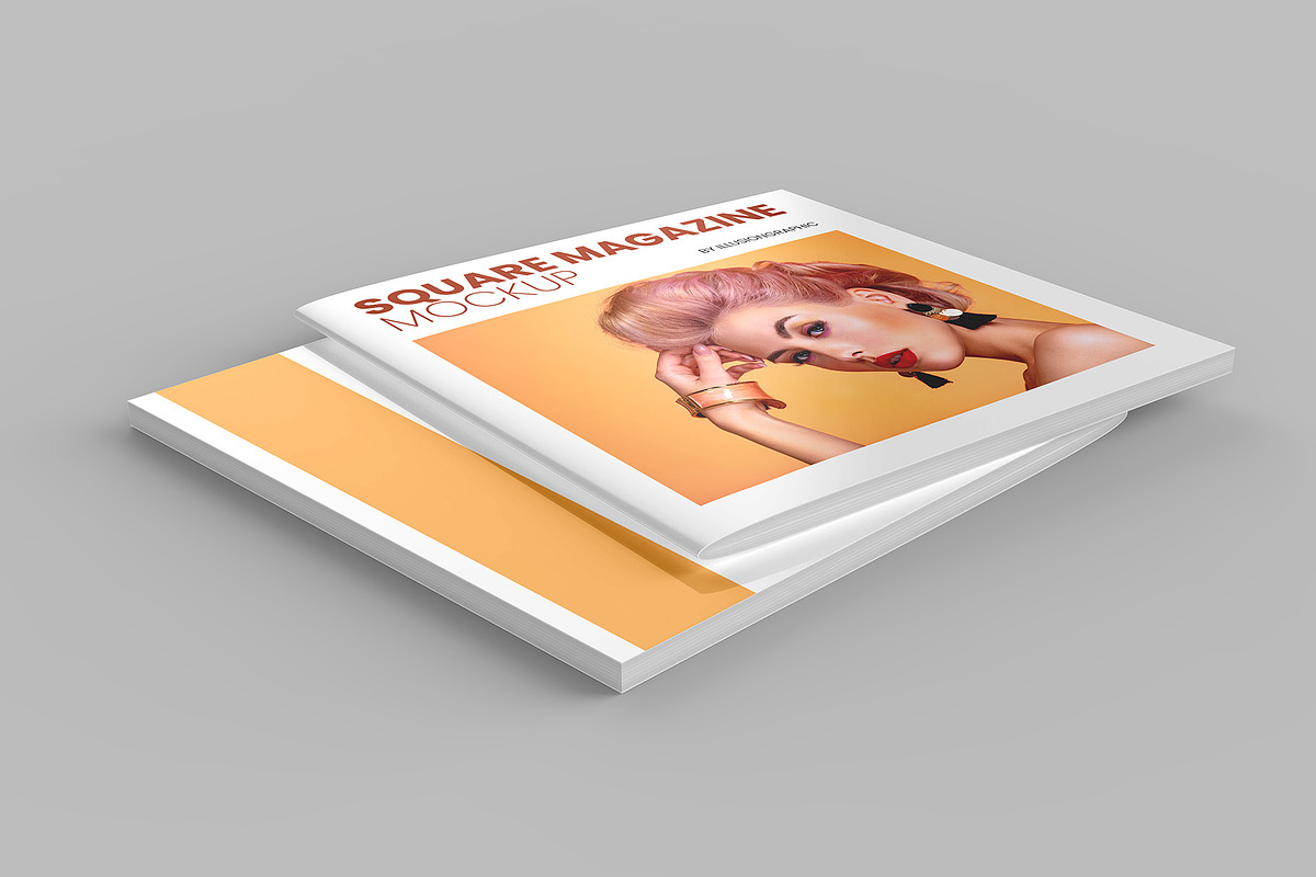 Square Catalog / Magazine Mockup, a Books & Magazine Mockup by Illusiongraphic (Photo 4 of 22)
