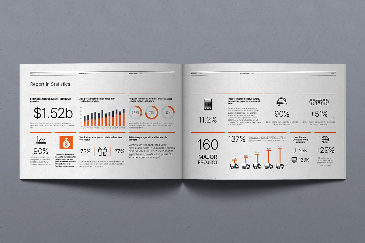 Kreatype Annual Report, a Brochure Template by Kreatype Studio (Photo 10 of 17)