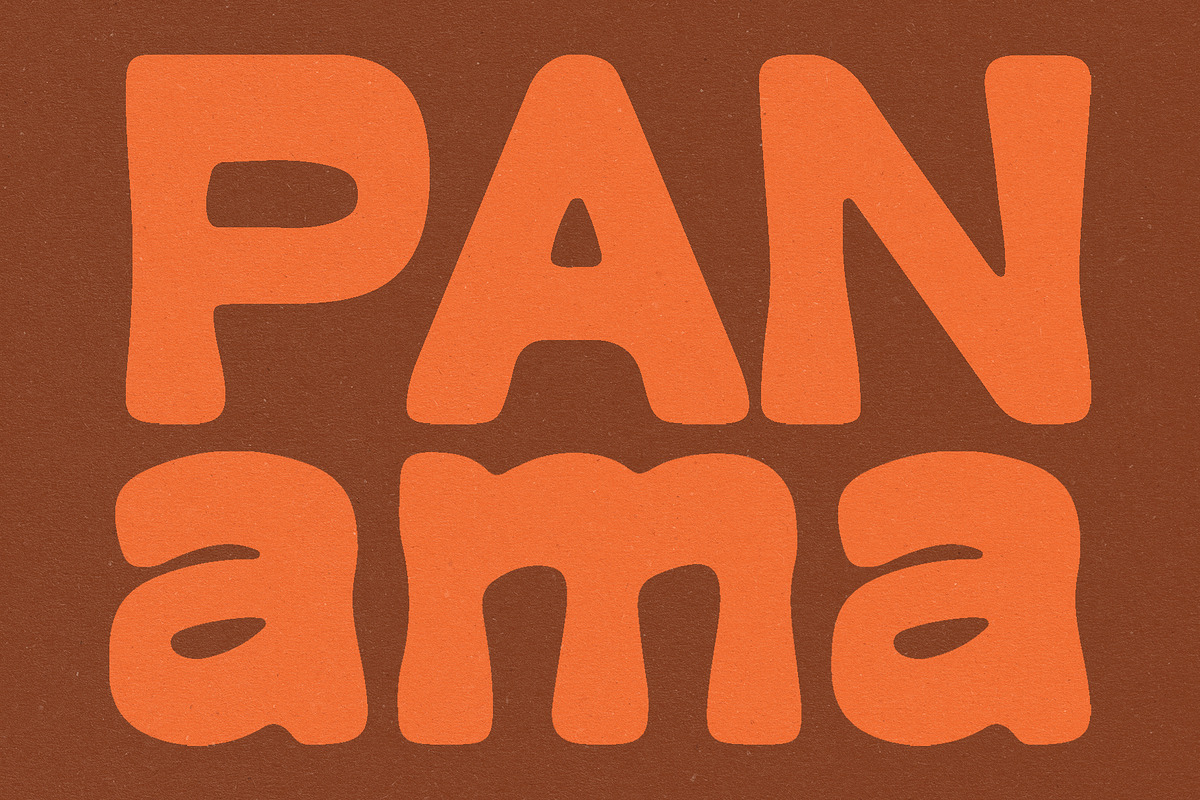 Panama Typeface, a Font by Bone Idle Goods (Photo 1 of 3)