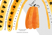 Orange Halloween Clipart & Patterns, an Object Graphic by Valin Malin (Thumbnail 3 of 14)