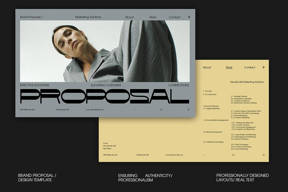 Brand Proposal & Marketing Solution, a Presentation Template by Viva Agency (Photo 5 of 10)