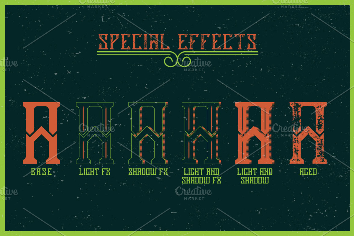 Antiquarian label typeface preview 4