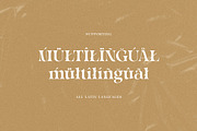 Italigia Retro Bold Serif, a Serif Font by Cruzine (Thumbnail 7 of 8)