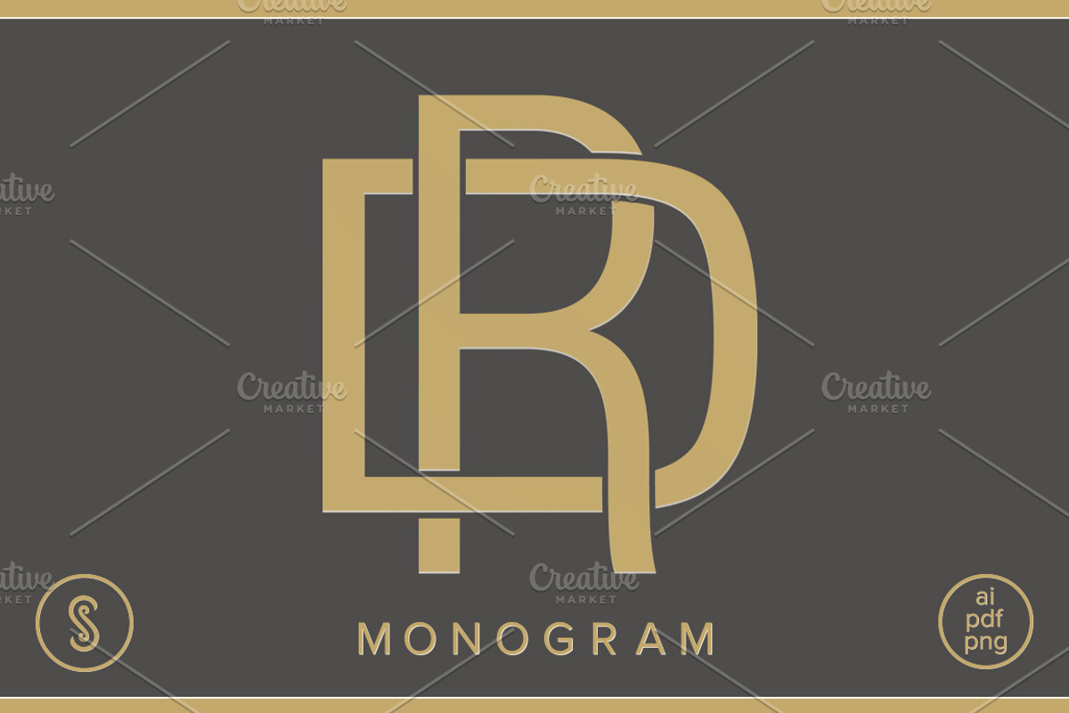 DR Monogram RD Monogram, a Branding & Logo Template by Shuler Studio