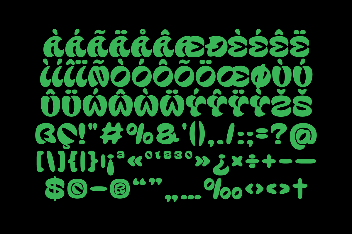 Flowtica - Groovy Bold Font, a Sans Serif Font by limitype (Photo 11 of 12)