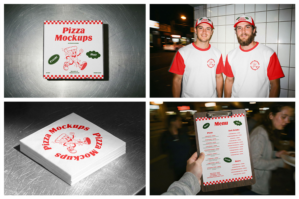 Pizza Mockups - Restaurant Scenes, a Packaging Mockup by Mr.Mockup™ (Photo 7 of 10)