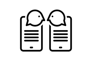 Engage enlist black icon, an Outline Icon by Creative priyanka