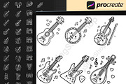 120 Music Instrument Procreate Stamp, a Brush Add-On by DrawingStoryShop (Thumbnail 2 of 6)