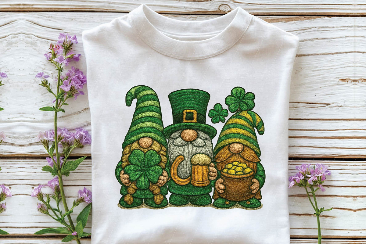 St. Patrick's Day gnomies png, an Illustration by DreamPrint404 (Photo 4 of 7)