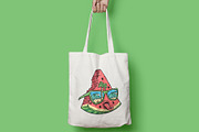 Cute watermelon and beach glasses, a Food Illustration by gunaonedesign (Thumbnail 5 of 5)