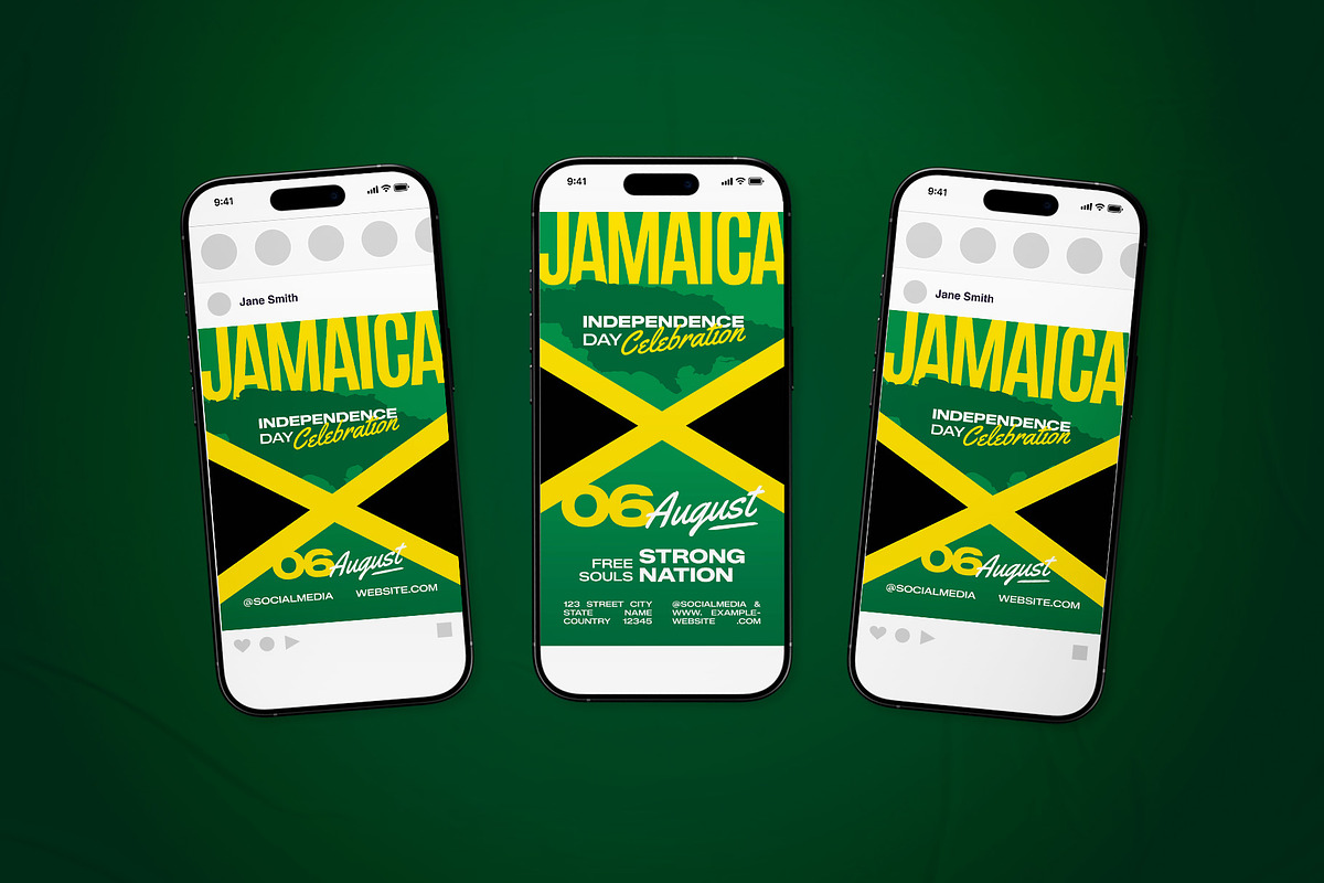 Jamaica Independence Day Flyer Set, a Flyer Template by The Good Store (Photo 2 of 2)