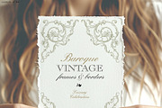 Wedding clip art blue baroque frames, a Decorative Illustration by GrafikBoutique (Thumbnail 8 of 11)