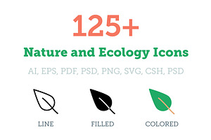 125 Nature And Ecology Icons