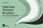 Halftone Texture Brushes for PS, a Brush Add-On by Komet & Flicker (Thumbnail 1 of 10)