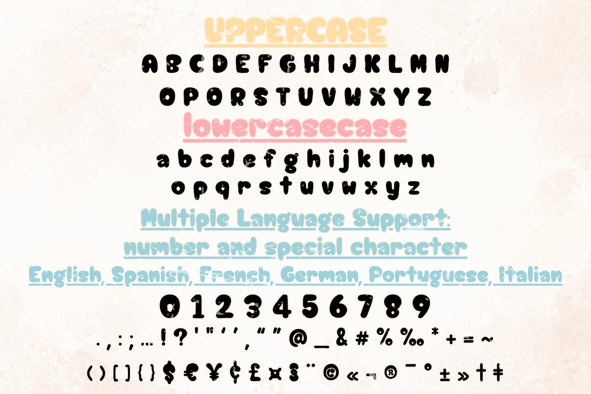 Groovy Retro Symphony - Handwritten, a Handwritten Font by Charmingbear59.design (Photo 5 of 5)